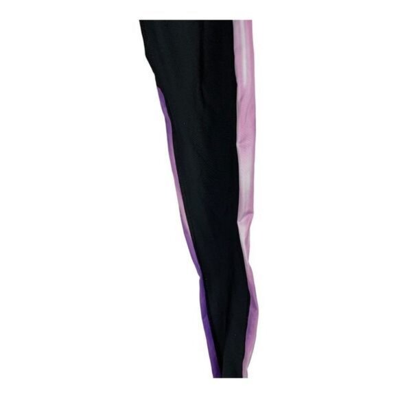 Under Armour HeatGear Alpha Black & Purple Compression Leggings Size M - Picture 9 of 9